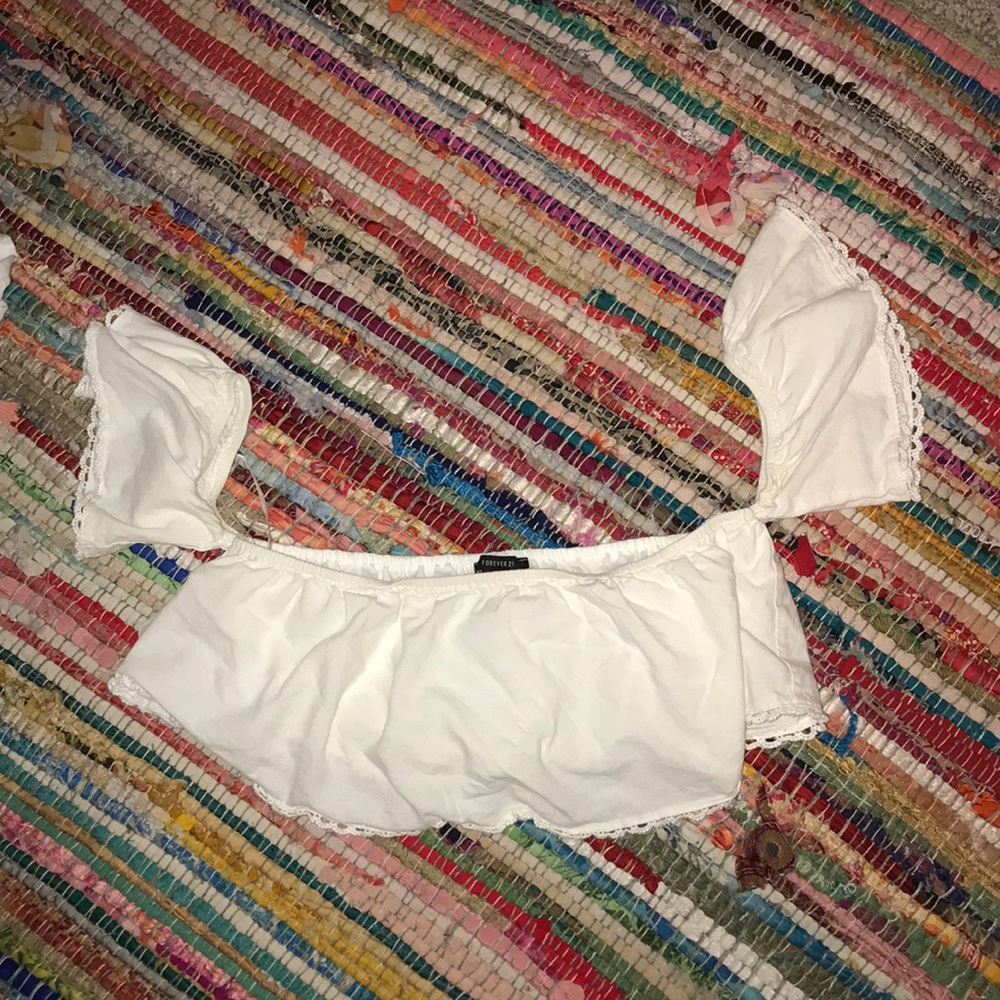 Ruffle crop top bralette